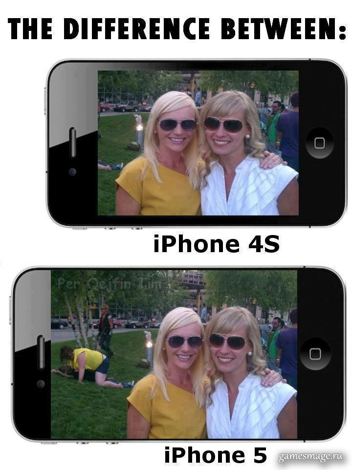 Разница между iphone4s и iphone5