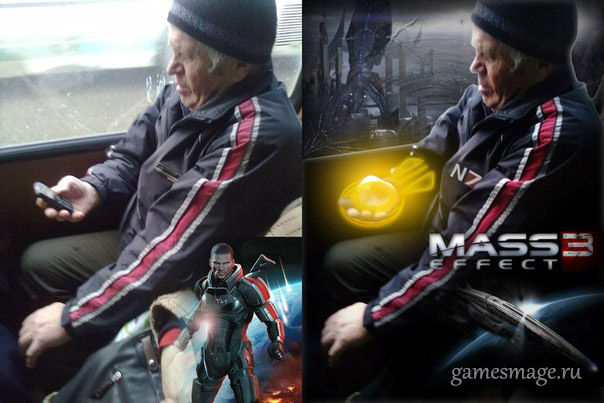 Командос из Mass Effect узнан по куртке